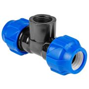 Тройник ПНД компрессионный ВР 20*3/4