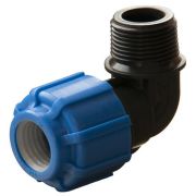 Отвод ПНД компрессионный НР 63*2