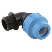 Отвод Джилекс ПНД с наружной резьбой 25х1