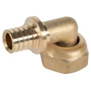 Угол Royal Thermo ritable аксиальный с нак. гайкой, латунь 20х3/4