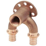 Угольник REHAU проточный настенный ВР 16/16-1/2 длинный RX + , бронза